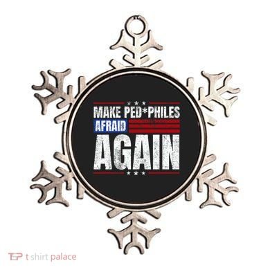 Make Pedophiles Afraid Again Funny Political Election Ornament