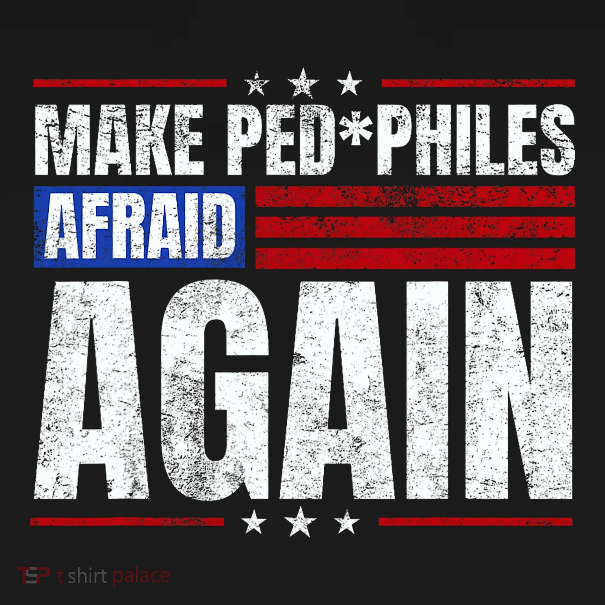 Make Pedophiles Afraid Again Funny Political Election Ornament