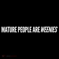 Mature People Are Weenies Backpack thumb 2