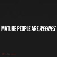 Mature People Are Weenies Pajama Set thumb 2