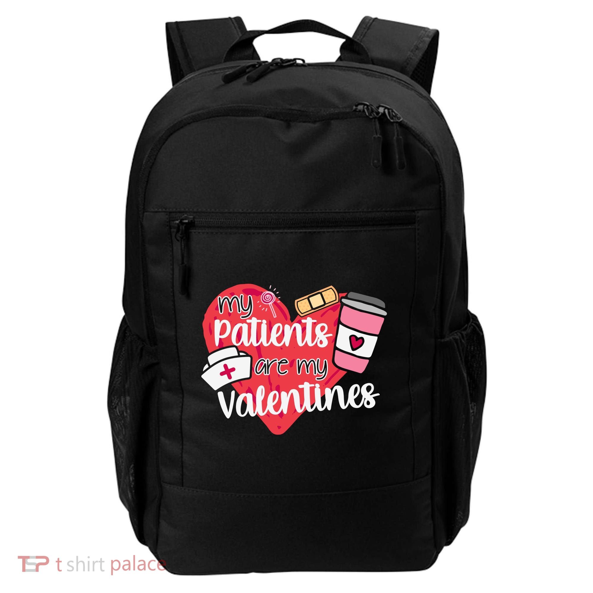 My Patients Are My Valentines Cute Nurse Backpack