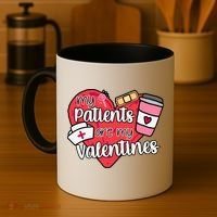 My Patients Are My Valentines Cute Nurse Coffee Mug thumb 4