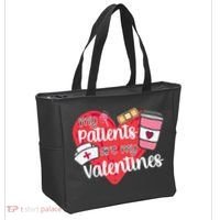 My Patients Are My Valentines Cute Nurse Tote Bag thumb 2