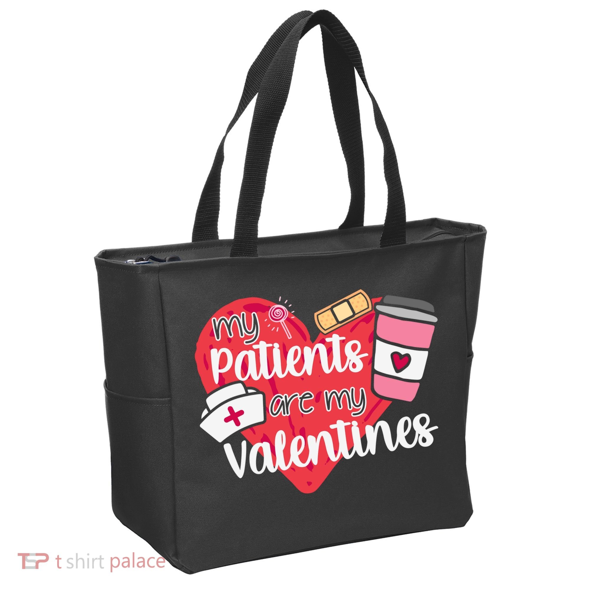 My Patients Are My Valentines Cute Nurse Tote Bag