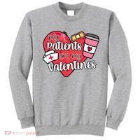My Patients Are My Valentines Cute Nurse Sweatshirt thumb 0