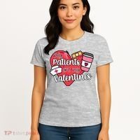 My Patients Are My Valentines Cute Nurse Women's T-Shirt thumb 4