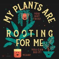 My Plants Are Rooting For Me Plant Funny Gift Bucket Hat thumb 4