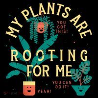 My Plants Are Rooting For Me Plant Funny Gift Women's Hoodie thumb 2