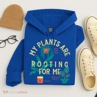 My Plants Are Rooting For Me Plant Funny Gift Hoodie thumb 4