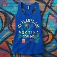 My Plants Are Rooting For Me Plant Funny Gift Women's Tank Top thumb 3