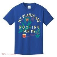 My Plants Are Rooting For Me Plant Funny Gift Kids T-Shirt thumb 0