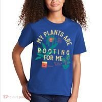 My Plants Are Rooting For Me Plant Funny Gift Kids T-Shirt thumb 2