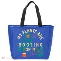 My Plants Are Rooting For Me Plant Funny Gift Tote Bag thumb 0
