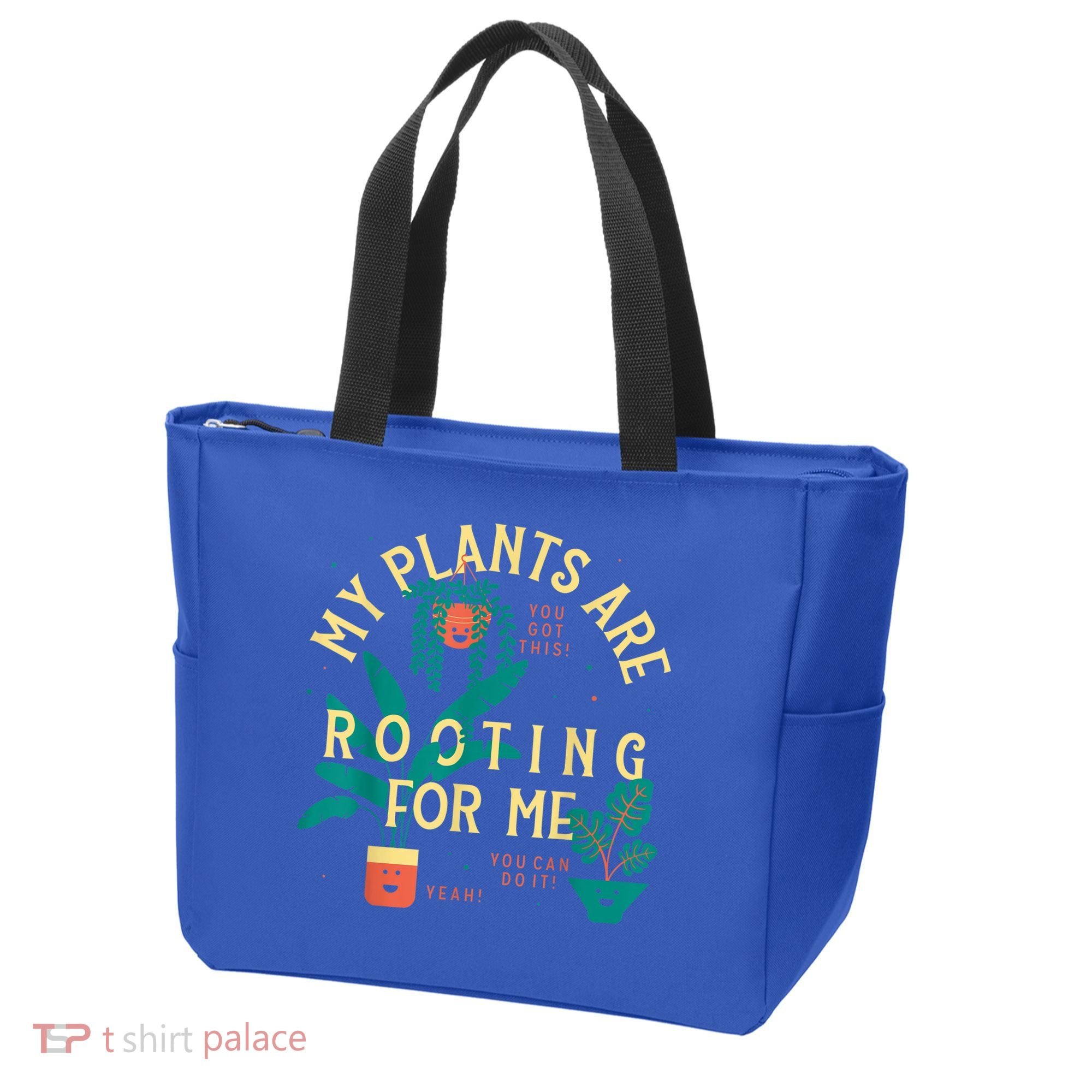 My Plants Are Rooting For Me Plant Funny Gift Tote Bag