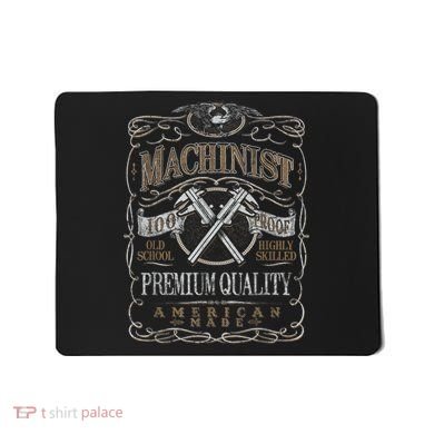 Machinist Patriotic American 100 Proof Mousepad