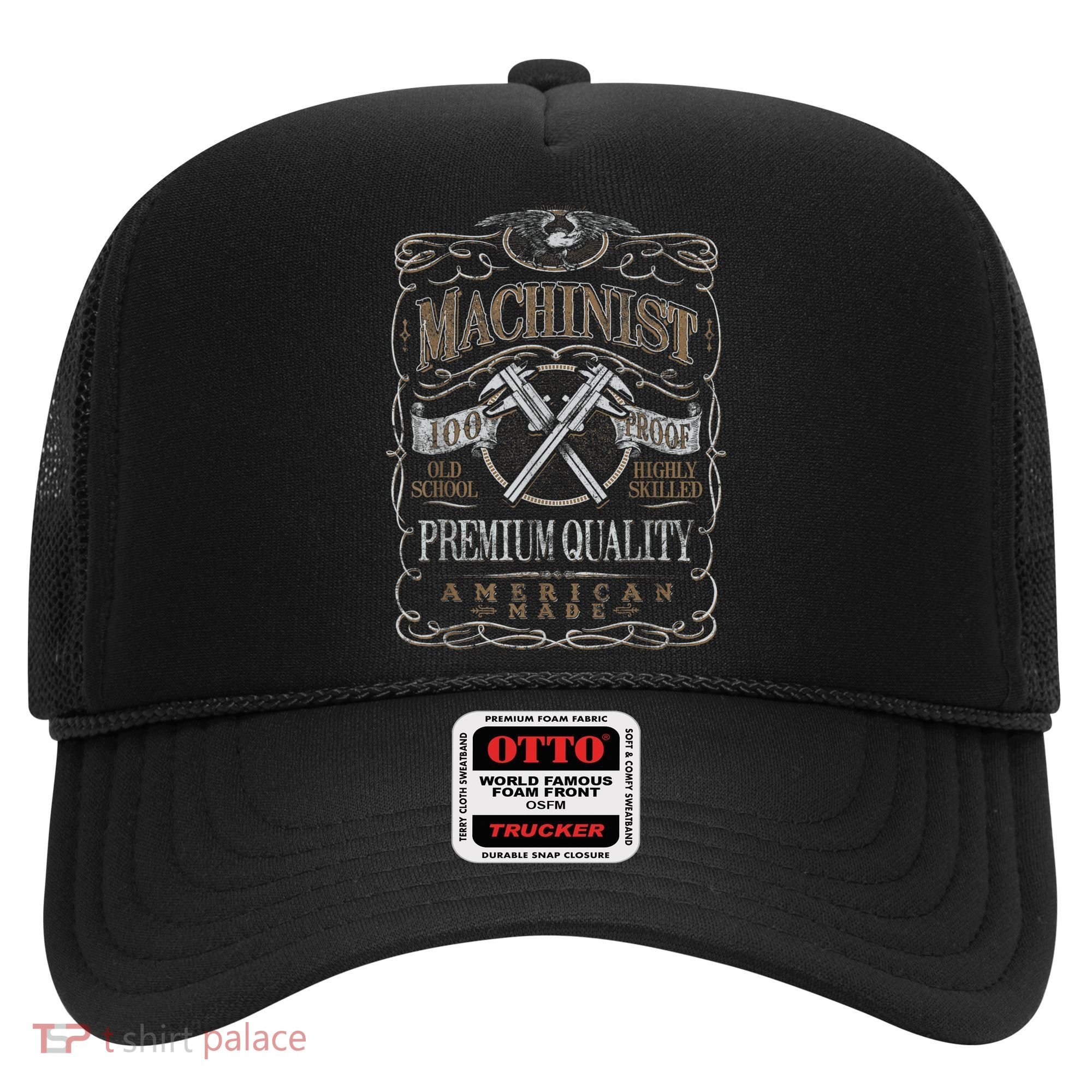 Machinist Patriotic American 100 Proof Hat