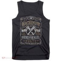 Machinist Patriotic American 100 Proof Tank Top thumb 0