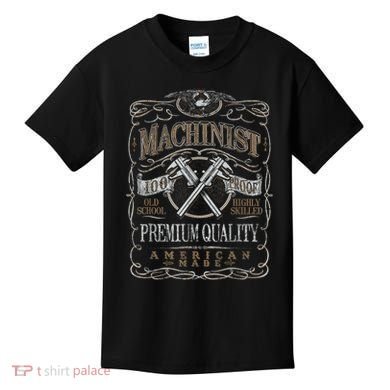 Machinist Patriotic American 100 Proof Kids T-Shirt