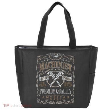 Machinist Patriotic American 100 Proof Tote Bag