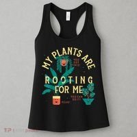 My Plants Are Rooting For Me Plant Funny Gift Funny Gardener Gardening Women's Tank Top thumb 3