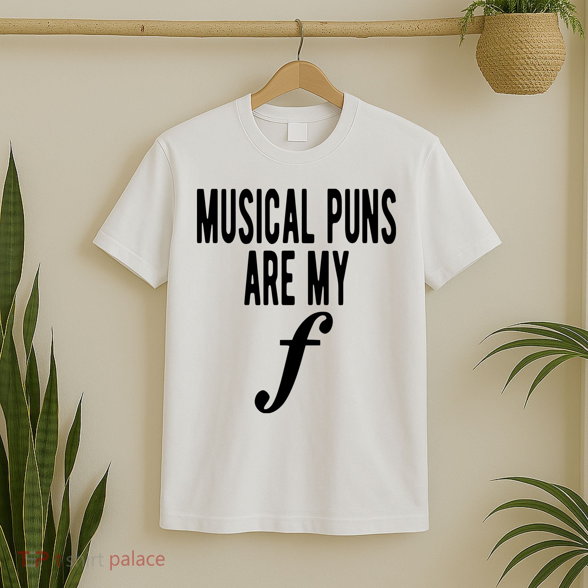 Musical Puns Are My Forte Band Instrument Fun Music T-Shirt