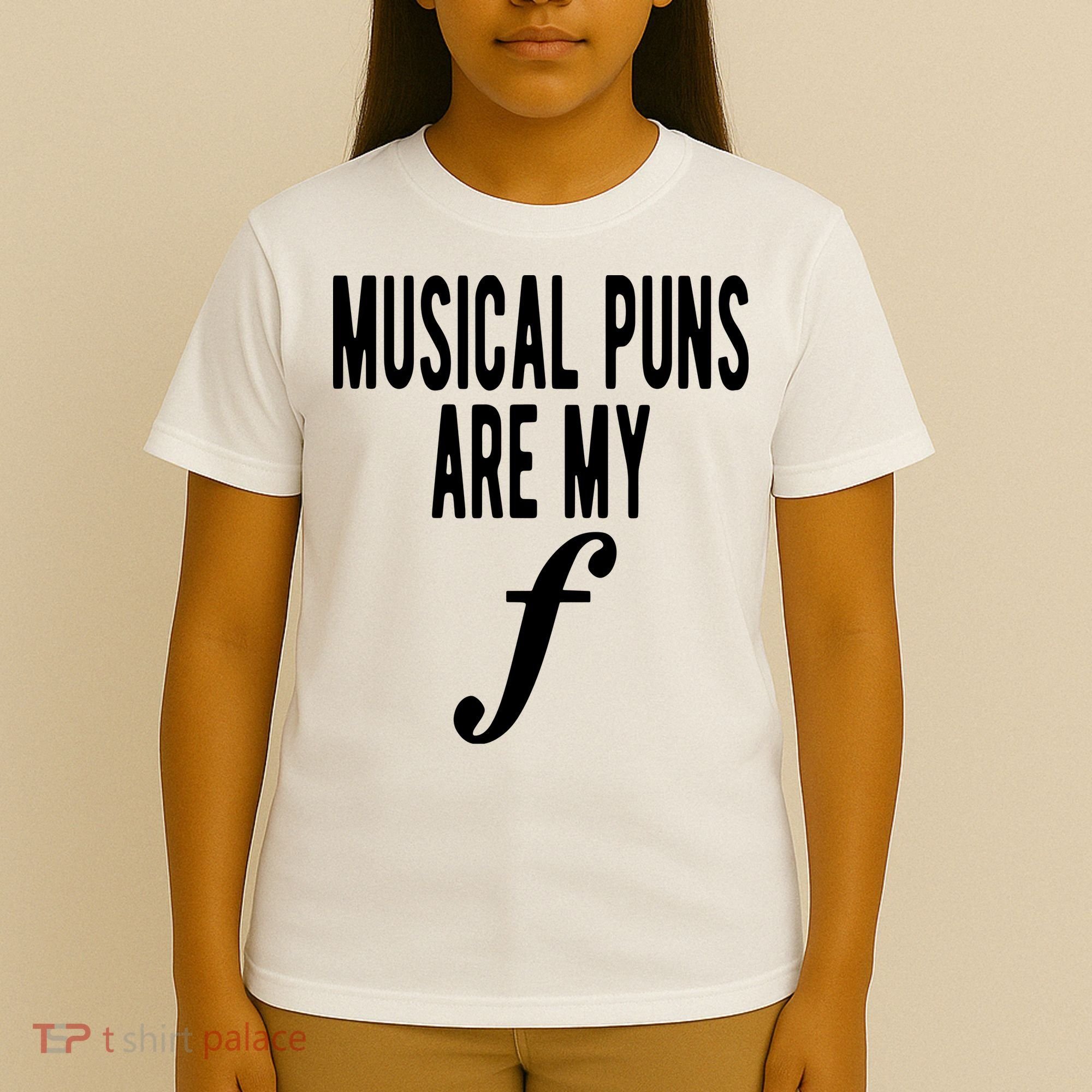 Musical Puns Are My Forte Band Instrument Fun Music T-Shirt