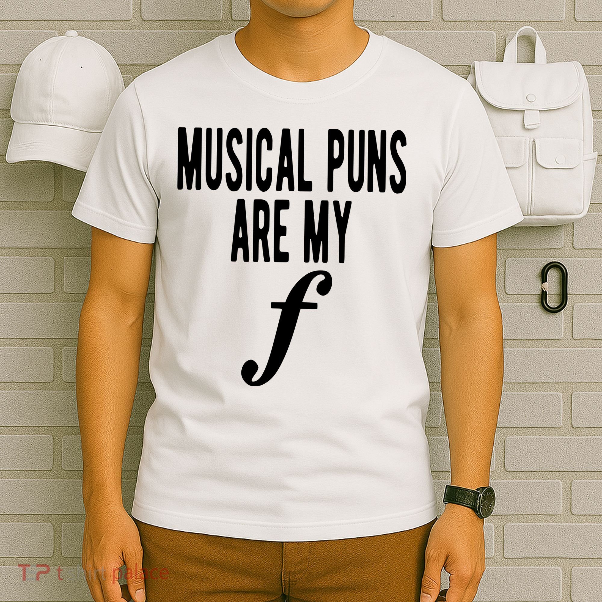 Musical Puns Are My Forte Band Instrument Fun Music T-Shirt
