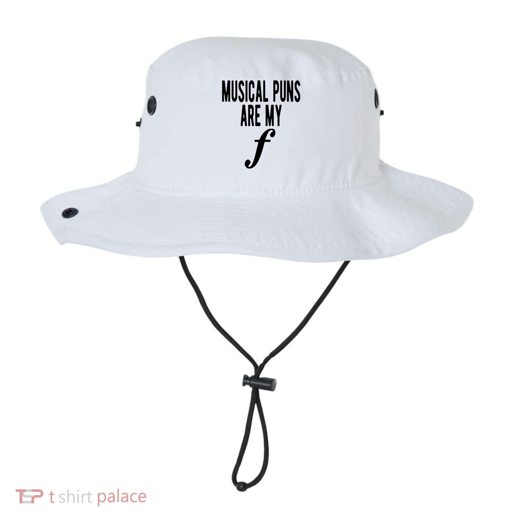 Musical Puns Are My Forte Band Instrument Fun Music Bucket Hat