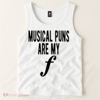 Musical Puns Are My Forte Band Instrument Fun Music Tank Top thumb 2