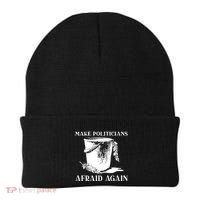 Make Politicians Afraid Again Beanie thumb 0