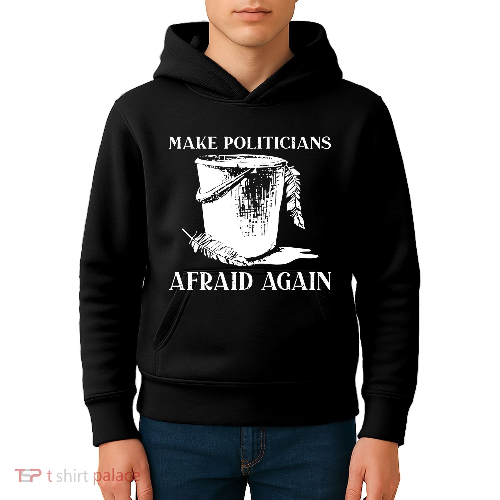 Make Politicians Afraid Again Kids Hoodie