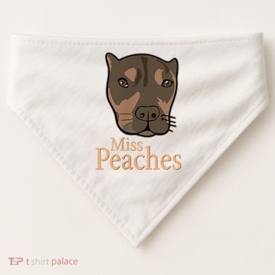 Miss Peaches Adopt Don’T Shop USA-Made Doggie Bandana
