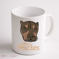 Miss Peaches Adopt Don’T Shop Coffee Mug thumb 1