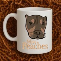 Miss Peaches Adopt Don’T Shop Coffee Mug thumb 2