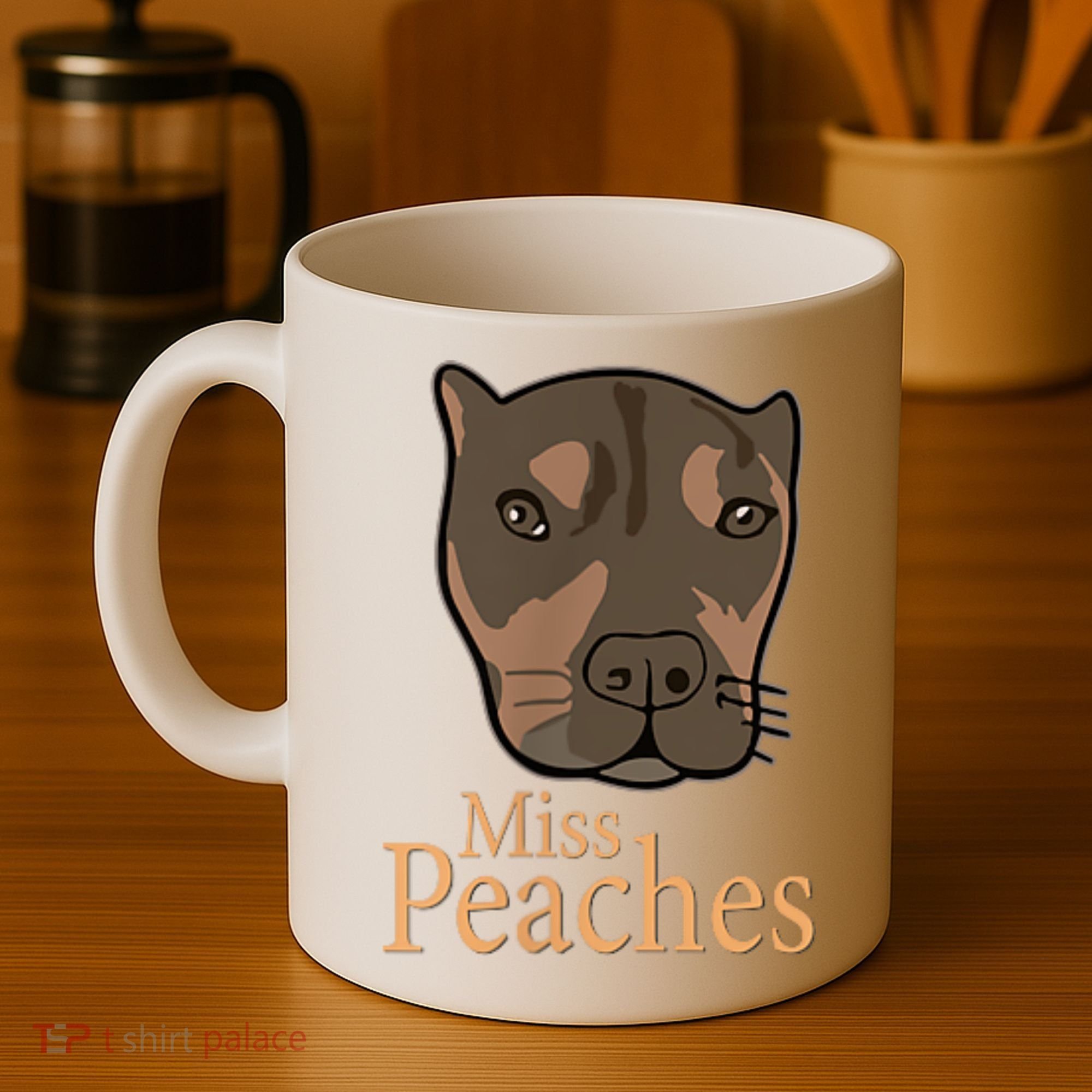 Miss Peaches Adopt Don’T Shop Coffee Mug