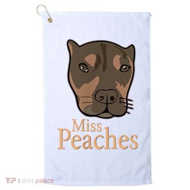 Miss Peaches Adopt Don’T Shop Golf Towel