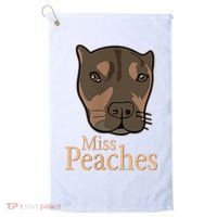 Miss Peaches Adopt Don’T Shop Golf Towel thumb 0
