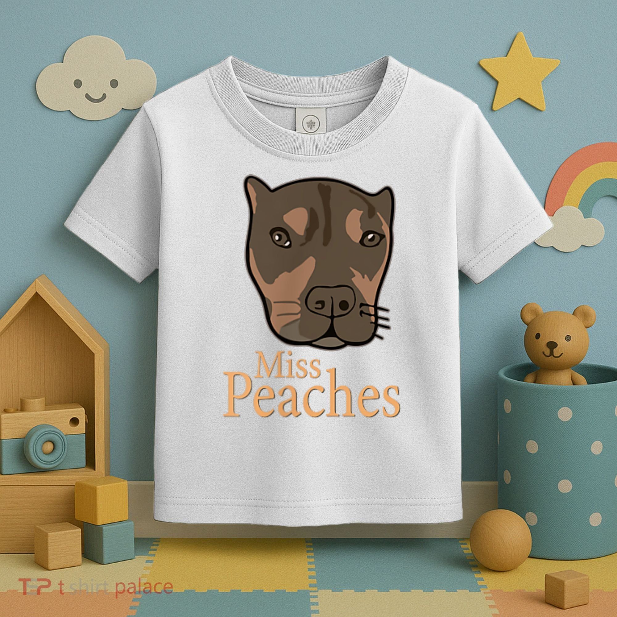 Miss Peaches Adopt Don’T Shop Toddler T-Shirt
