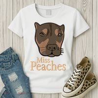 Miss Peaches Adopt Don’T Shop Women's T-Shirt thumb 3