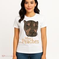 Miss Peaches Adopt Don’T Shop Women's T-Shirt thumb 4