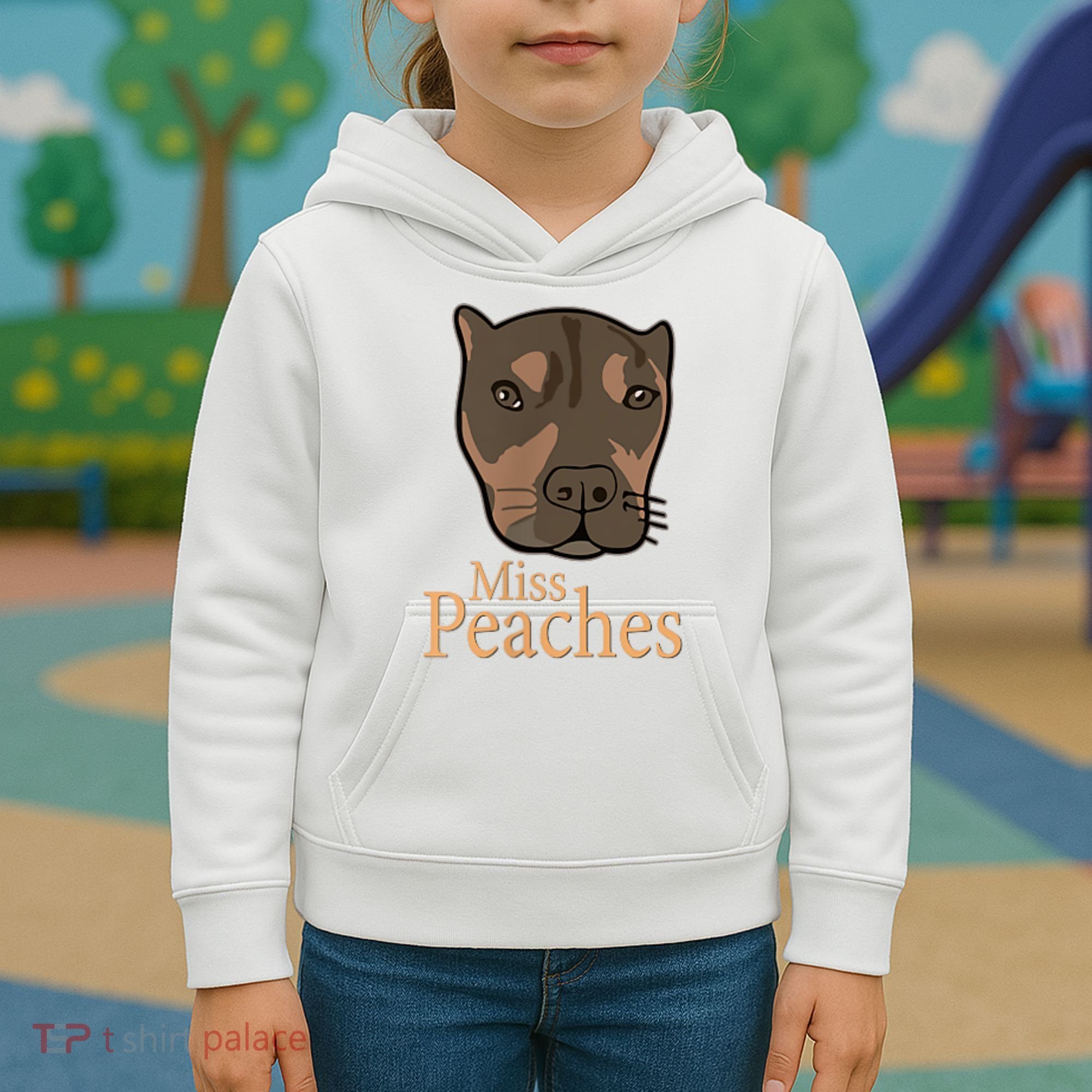 Miss Peaches Adopt Don’T Shop Kids Hoodie