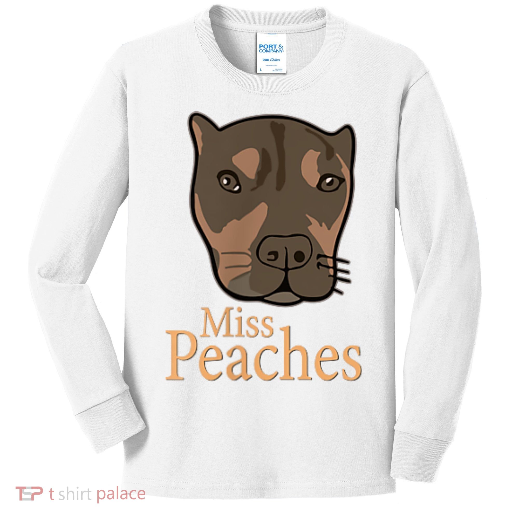 Miss Peaches Adopt Don’T Shop Kids Long Sleeve Shirt