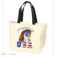 My Pronouns Are Usa Eagle American Tote Bag thumb 3