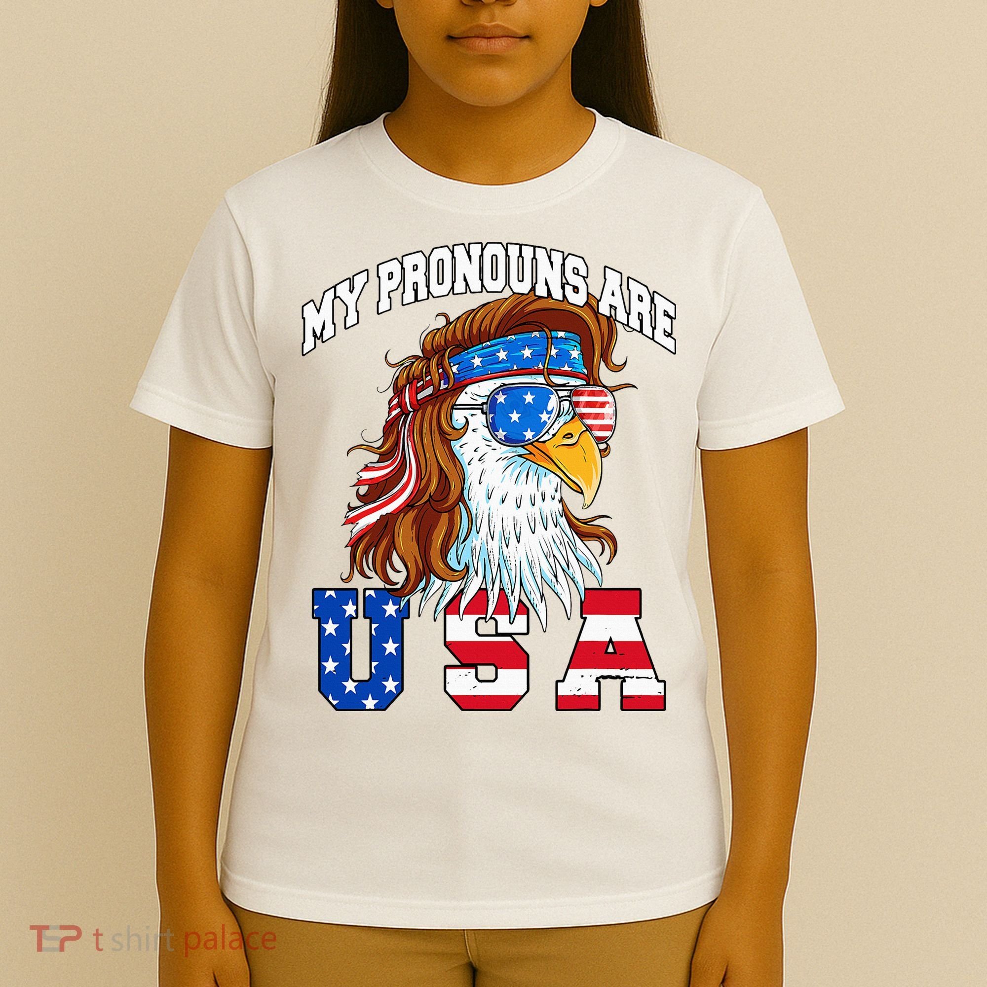 My Pronouns Are Usa Eagle American T-Shirt