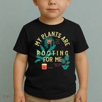 My Plants Are Rooting For Me Plant funny gardening Toddler T-Shirt thumb 2