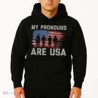 My Pronouns Are Usa Hoodie thumb 2