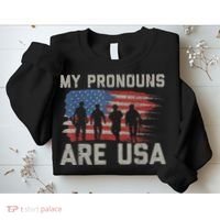 My Pronouns Are Usa Sweatshirt thumb 2