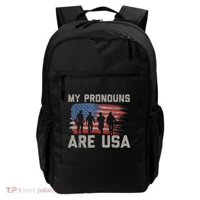 My Pronouns Are Usa Backpack