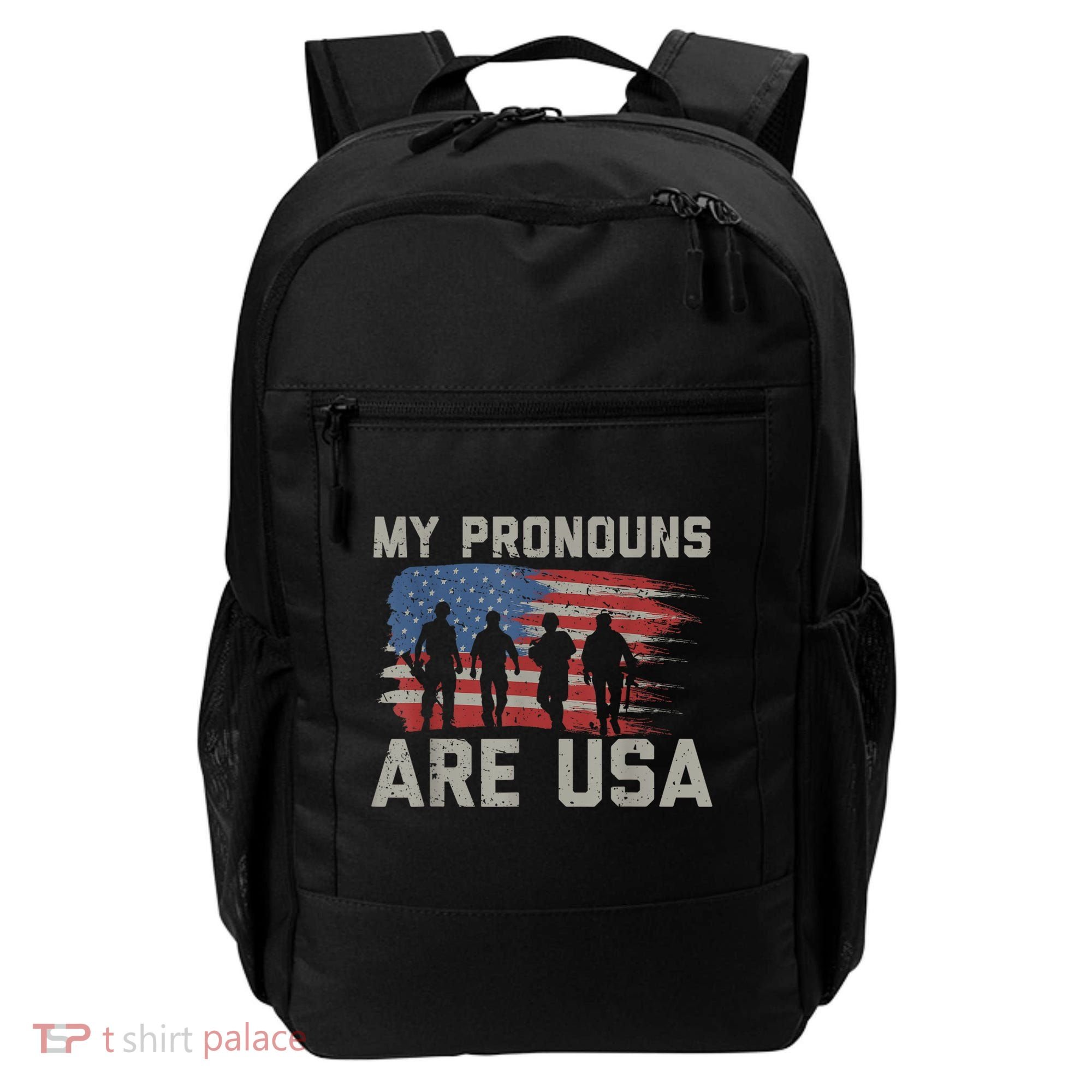 My Pronouns Are Usa Backpack