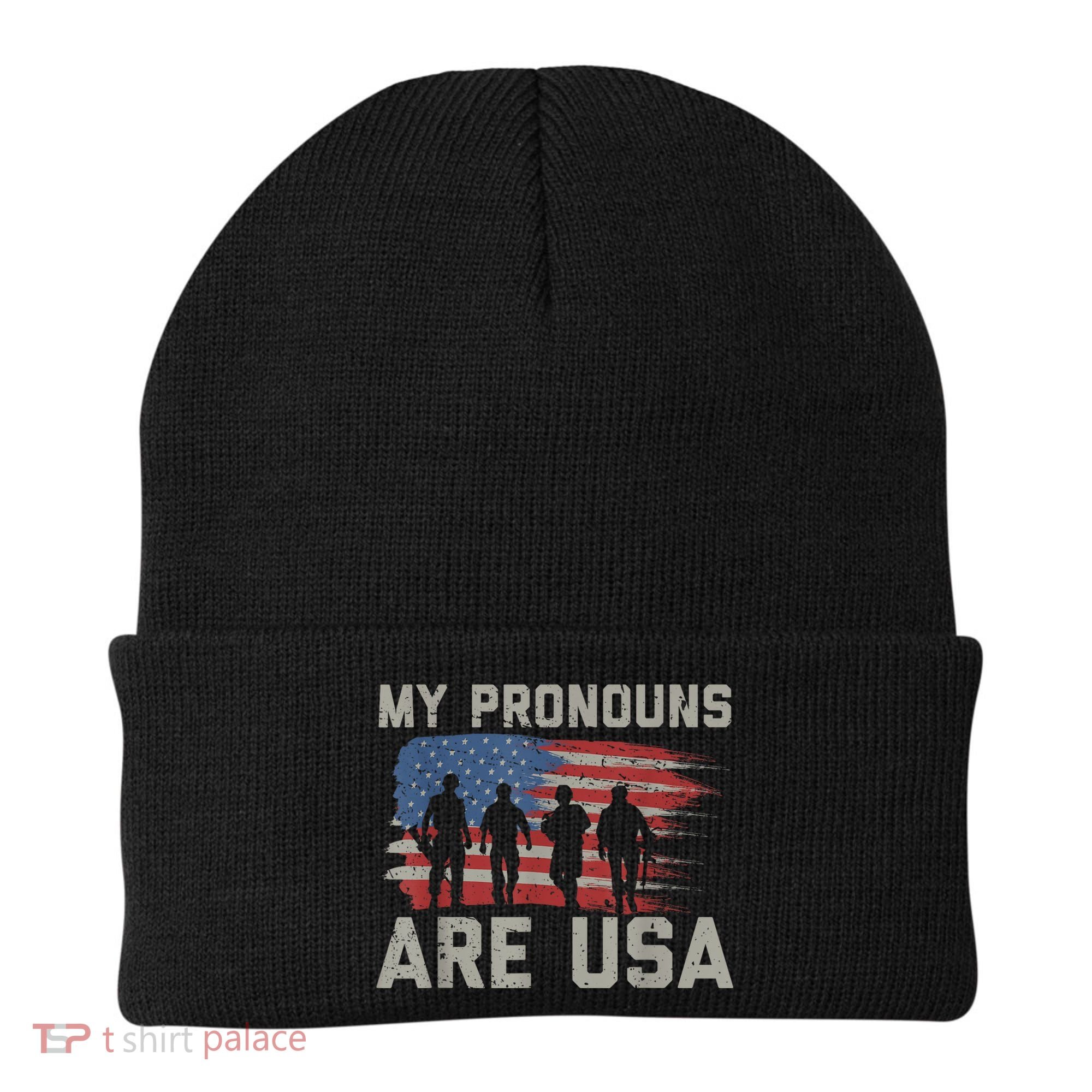 My Pronouns Are Usa Beanie
